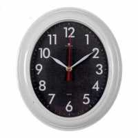 Часы настенные "Рубин" Классика (овал 22,5х26,5 см, белый)