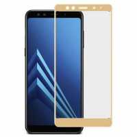 Защитное стекло для Samsung Galaxy A5 (2018, A530F) золото 2.5D