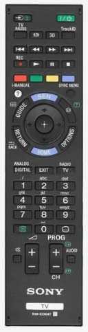 Пульт ДУ SONY RM-ED047 (3D), RM-ED050 (без 3D), (RM-L1165 (3D) универс), оригинал