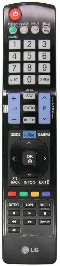 Пульт ДУ LG AKB72914293 / AKB73275606, (RM-L930 универс.) оригинал