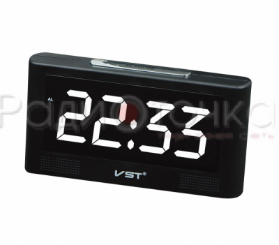 Часы VST732-6 (бел.цифры)
