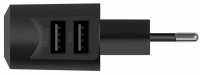 З/У Prime Line 2 USB 2100 mA, black