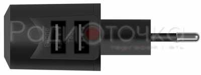 З/У Prime Line 2 USB 2100 mA, black