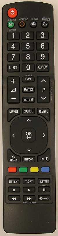 Пульт ДУ LG AKB72915207/ AKB72915202, (RM-L915 универс.)