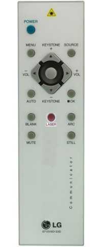 Пульт ДУ LG 6710V00133D (для проектора LG RD-JT90, -JT91, -JT92) оригинал