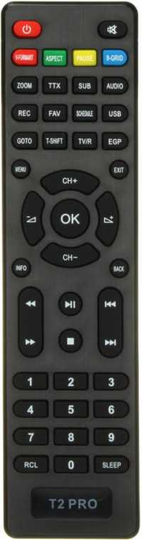 Пульт ДУ SAT HD BOX T2 PRO