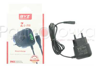 З/У BYZ LZ-703 + кабель micro USB (2400 mA)