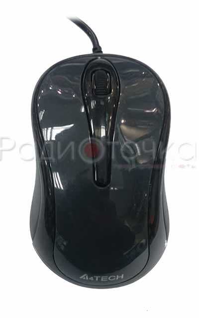 Мышь A4Tech V-Track Padless N-360-1 серый оптическая (1000dpi) USB