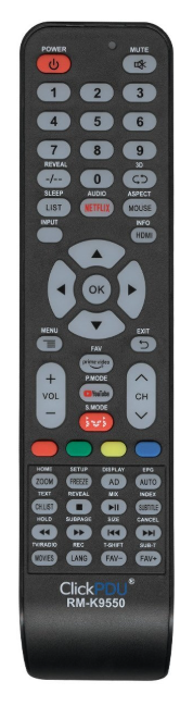 Пульт ДУ Витязь RM-K9550 ClickPdu (универс), (Horizont)