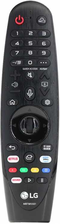 Пульт ДУ LG AN-MR20GA (AKB75855501, AN-MR18BA, AN-MR650A, Netflix) Magic Remote, оригинал