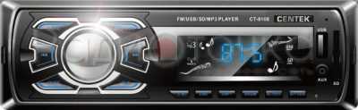 Автомагнитола Centek CT-8108 (радио,USB, microSD, MP3)