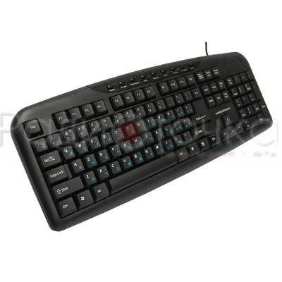 Клавиатура Nakatomi  KN-11U Black Navigator multimedia, USB