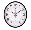 Часы настенные "Рубин" Классика (круг d=30см, корпус черный)