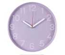 Часы настенные "Рубин" Классика (d=25см, корпус сиреневый) 2520-004