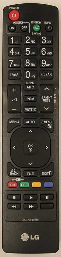 Пульт ДУ LG AKB72915219, оригинал