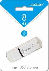 Флэш-память  8Gb SmartBuy Paean (USB 2.0, до 25 Мбайт/сек)