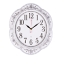 Часы настенные "Рубин" Классика (круг d=35,5см, корпус белый с серебром)