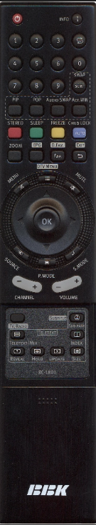 Пульт ДУ BBK RC-1801, LT4710 HD, LT4710 HD (TV LCD)