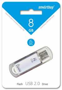 Флэш-память  8Gb SmartBuy V-Cut (USB 2.0, до 25 Мбайт/сек)