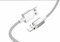 DATA кабель Magnetic USB-Apple 8-pin, 2А, магнитный коннектор 1.2м