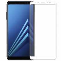 Защитное стекло для Samsung Galaxy A6 / J6 (A600, 2018) white 2.5D