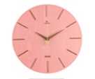 Часы настенные "Рубин" Классика (d=30см, темно розовый+золото) 3020-009