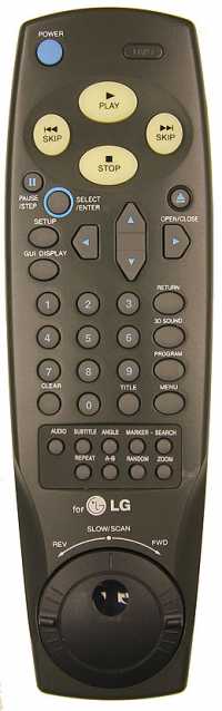 Пульт ДУ LG 6870R1198AA (DVD) оригинал