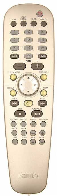 Пульт ДУ PHILIPS RC-19241001/01 (Home Theatre HTS3152/51) оригинал