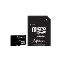 Карта памяти Micro-SDHC  8Gb Apacer (UHS Class 10, чтение-85 М/с) адаптер