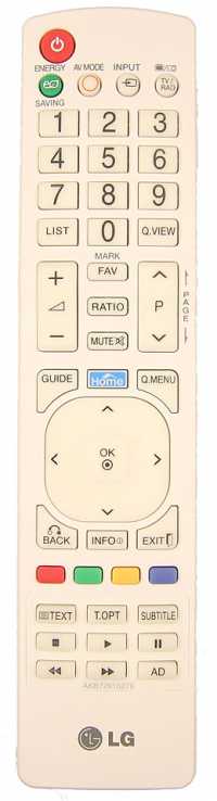 Пульт ДУ LG AKB72915279, (AKB72915236 / AKB72915244) LCDTV, оригинал