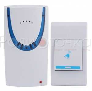 Звонок ЭРА A03 (беспровод., 32 мелодий, 100м, белый)