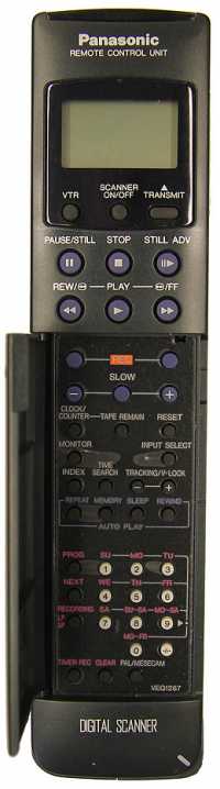 Пульт ДУ Panasonic VEQ1267 (VCR, сканер,ж.к. экран)