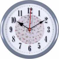 Часы настенные "Рубин" Легкость (круг d=22см, корпус серый)