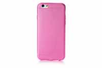 Чехол-накладка iPhone 6/6S плотная матовая, темно-розовая