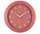 Часы настенные "Рубин" Классика (d=31см, тёмно-розовый) 3125-006