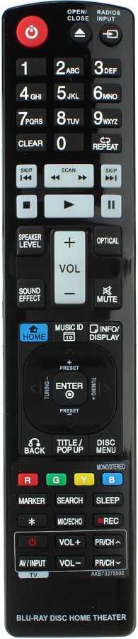 Пульт ДУ LG AKB73275502 (Blue-ray Home Theatre)
