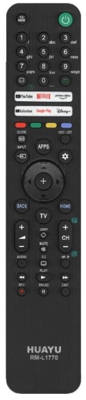 Пульт ДУ SONY RM-L1770 (универс), (корпус RMF-TX520)