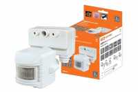 Датчик движения TDM ДДПр-01 (белый, 1100W, 5-480с, 12м, 5+Лк, 120гр, IP44)