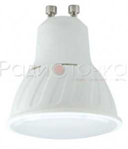 Лампа Ecola GU10 220V 10W 4200K 57x50 матов. стекло