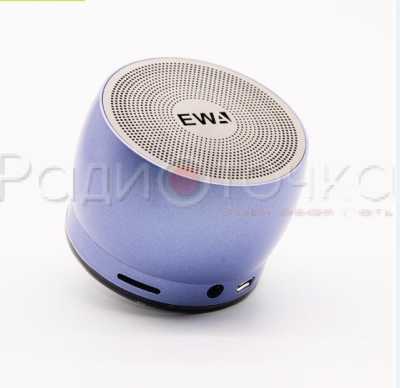Портативная акустика EWA A116 металл (Bluetooth, 5Вт, 650 mA/h)