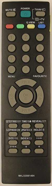 Пульт ДУ LG MKJ33981404 / MKJ33981406 / MKJ61611305 / MKJ61611325