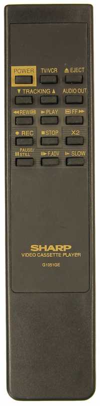Пульт ДУ Sharp G1051GE (VCR)