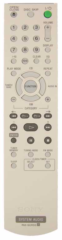 Пульт ДУ SONY RM-SCR55 ( AUX )  оригинал