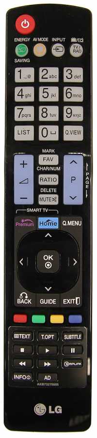 Пульт ДУ LG AKB73275605 / AKB73275607, LCDTV оригинал