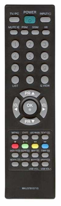 Пульт ДУ LG MKJ37815715, LCDTV