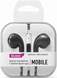 Гарнитура OLMIO Mobile + MIC + пульт ДУ