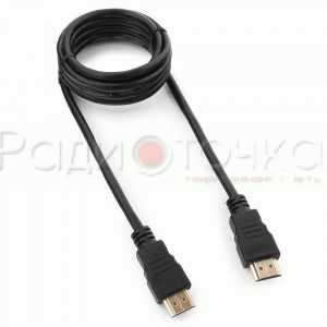 Кабель Гарнизон HDMI вилка - HDMI вилка, 1,8м, черный, v1.4