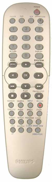 Пульт ДУ PHILIPS RC-19245014/01 (DVD/VCR)