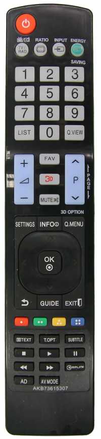 Пульт ДУ LG AKB73615307, LCDTV