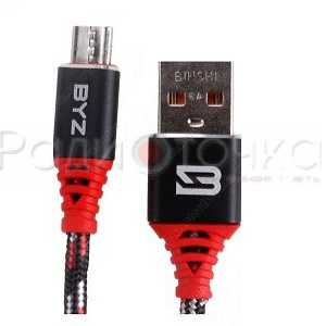 DATA кабель BYZ USB-micro USB, 2.1A, 3.0м (BC-090m)